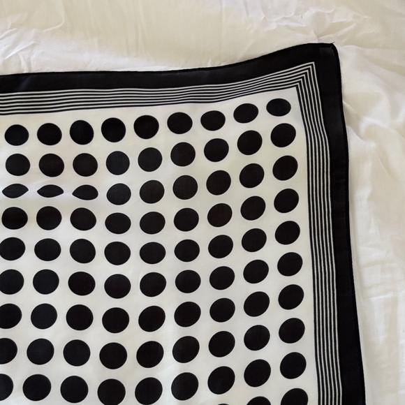 POLKA DOT SATIN HEAD SCARF - Picture 12 of 16